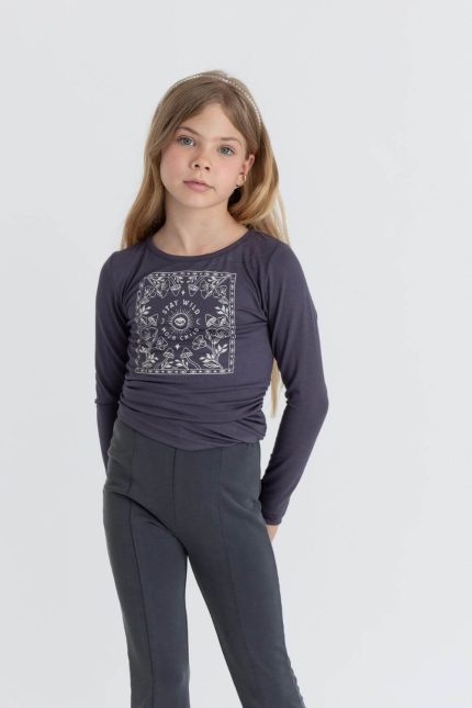 Alice μπλούζα με τύπωμα γκρι