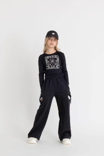 Alice μπλούζα με τύπωμα μαύρο