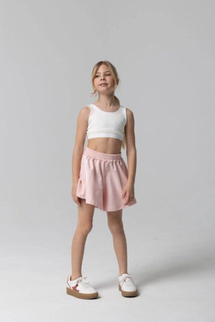 Alice τοπ crop bamboo εκρού