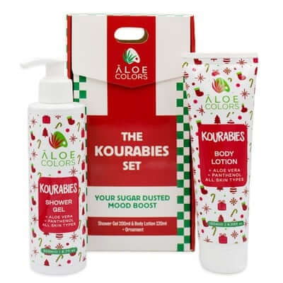 The Kourabies Set - Shower Gel &amp; Body Lotion + Ornament | Aloe+ Colors