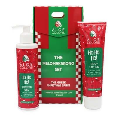 The Melomakarono Set - Shower Gel &amp; Body Lotion + Ornament | Aloe+ Colors