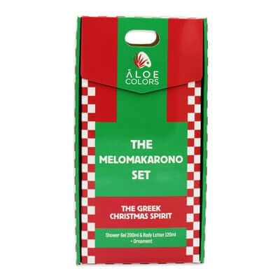 The Melomakarono Set - Shower Gel &amp; Body Lotion + Ornament | Aloe+ Colors