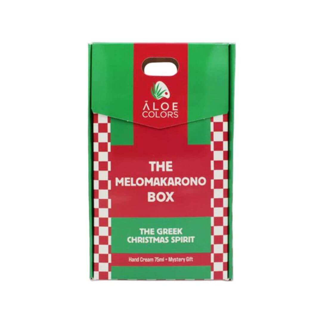 The Melomakarono Box - Gift Set Hand Cream + Mystery Gift | Aloe+ Colors