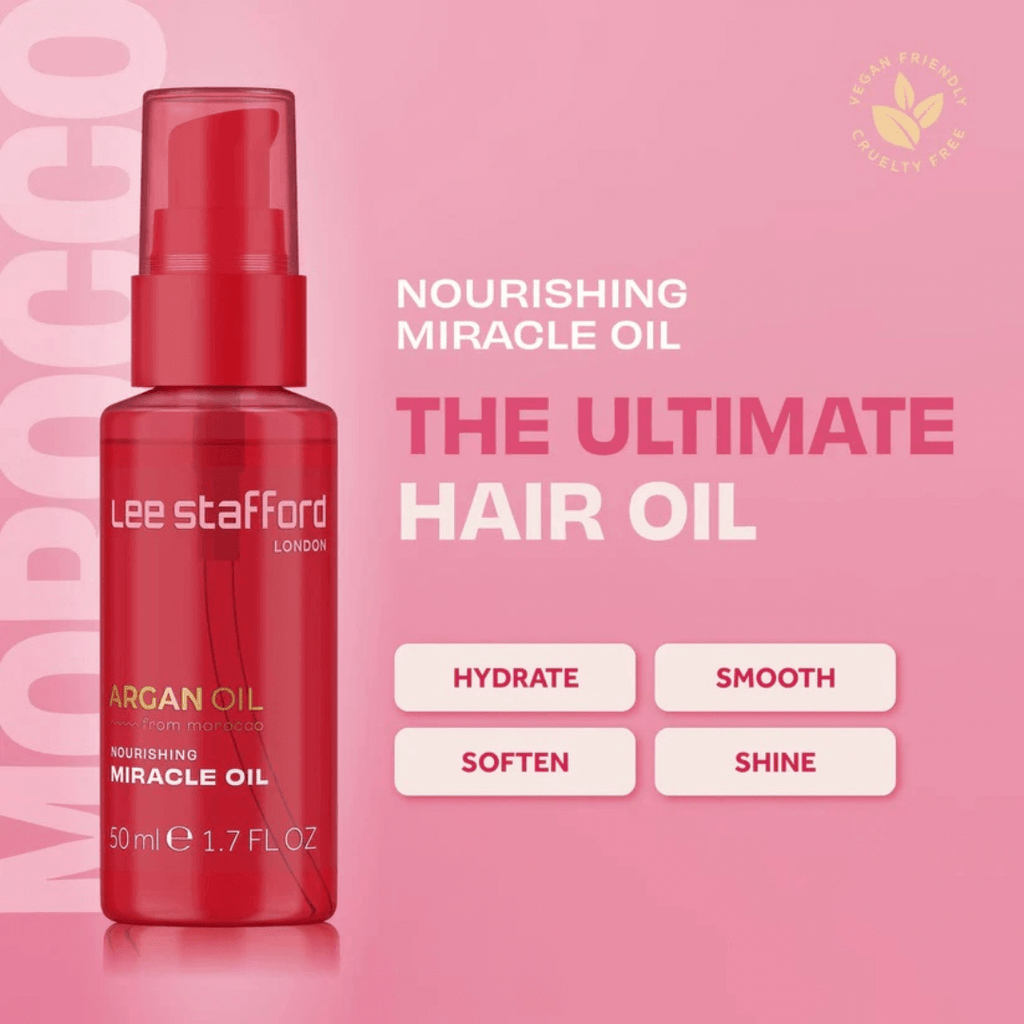 Argan Oil - Έλαιο Μαλλιών Για Ξηρά Μαλλιά - Nourishing Miracle Oil 50ml | Lee Stafford