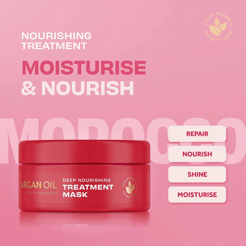 Argan Oil - Μάσκα Μαλλιών Βαθειάς Ενυδάτωσης 200ml  | Lee Stafford