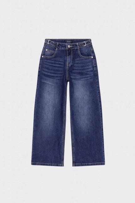 Ativo Τζιν Wide Leg για Κορίτσι Μπλε