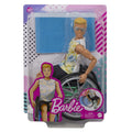 Mattel Barbie Ken Doll – Fashionistas No.167 – Κούκλα Με Αναπηρικό Καροτσάκι (gwx93)