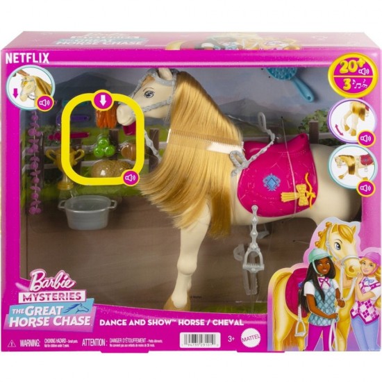 BARBIE MYSTERIES THE GREAT HORSE CHASE – ΑΛΟΓΟ DANCE & SHOW (HXJ42)