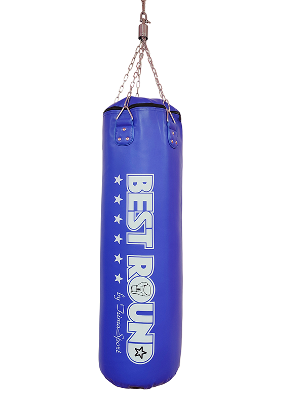 BEST ROUND PUNCHING BAG - ΣΑΚΟΣ ΤΟΥ BOX ΓΕΜΑΤΟΣ (BLACK-BLUE-RED)