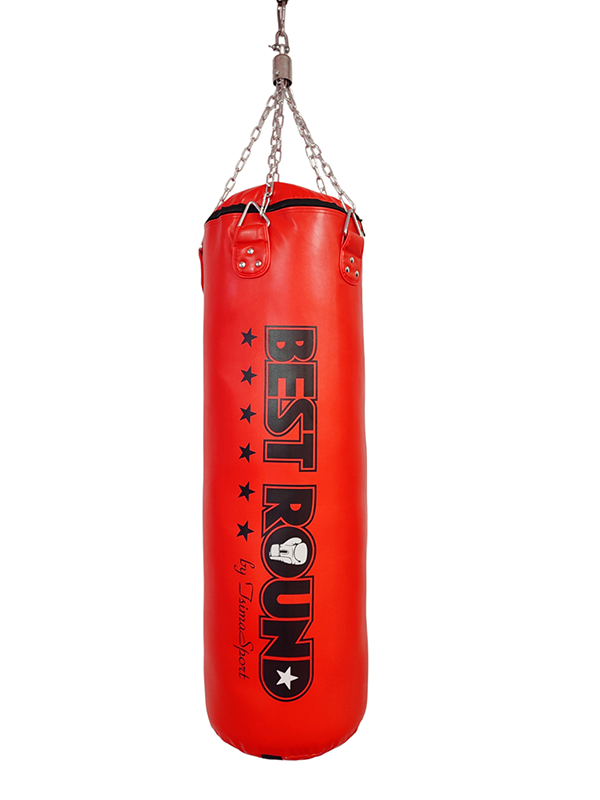 BEST ROUND PUNCHING BAG - ΣΑΚΟΣ ΤΟΥ BOX ΓΕΜΑΤΟΣ (BLACK-BLUE-RED)