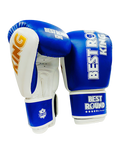 BEST ROUND KING LEATHER GLOVES - ΔΕΡΜΑΤΙΝΑ ΓΑΝΤΙΑ ΤΟΥ BOX (BLUE/ΜΠΛΕ)