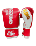 BEST ROUND KING LEATHER GLOVES - ΔΕΡΜΑΤΙΝΑ ΓΑΝΤΙΑ ΤΟΥ BOX (RED/ΚΟΚΚΙΝΑ)