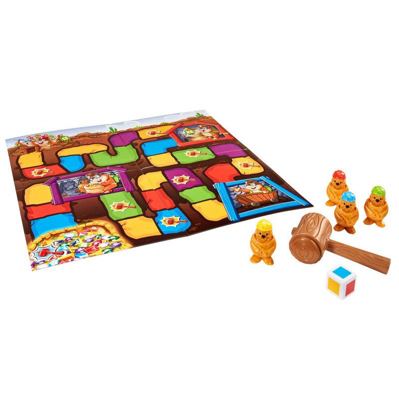 Mattel Επιτραπέζιο Παιδικό Whac A Mole – Ο Καστοράκος BFV26