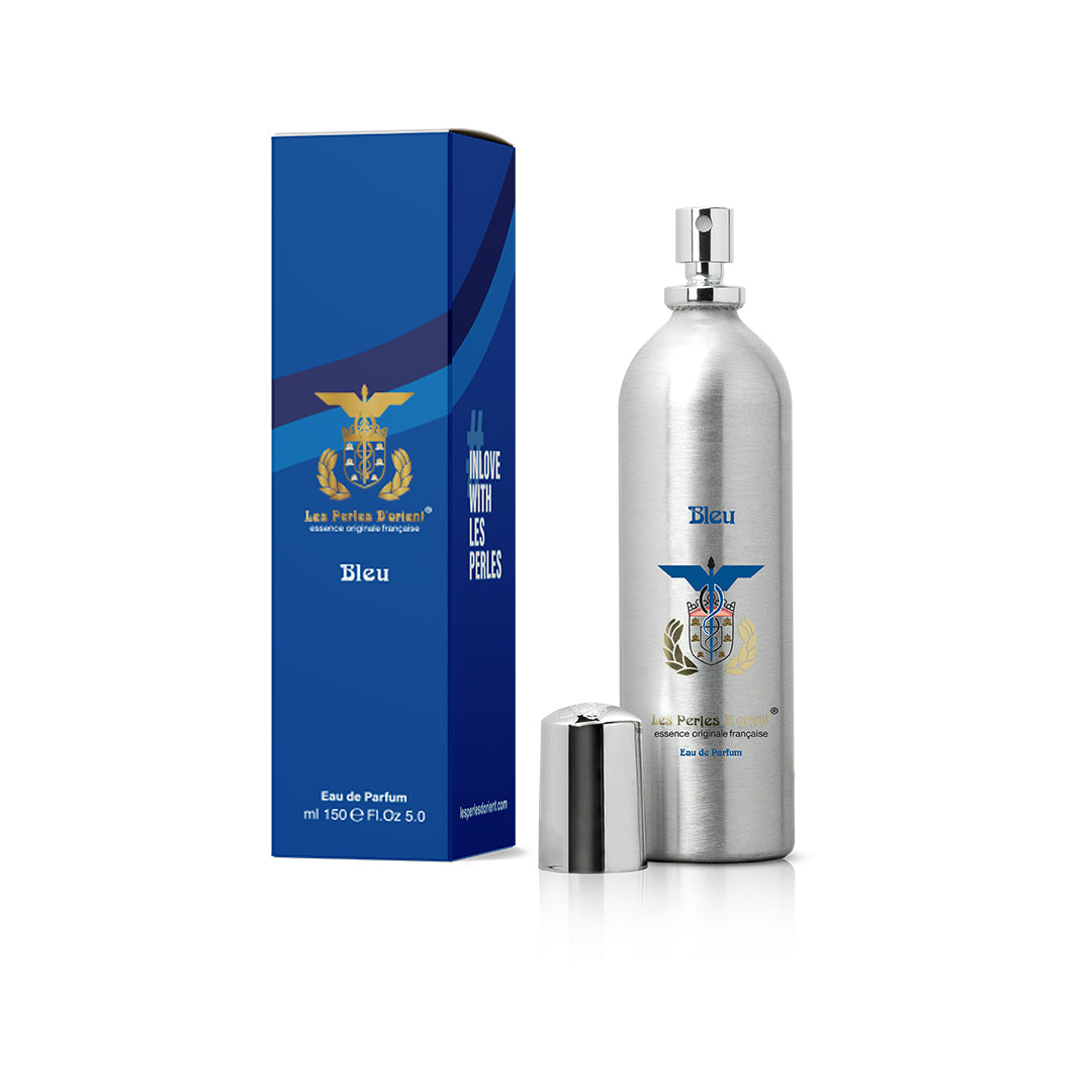 Les Perles | Aluminum Parfum BLUE Men Eau De Parfum Spray 150ml | LP3241