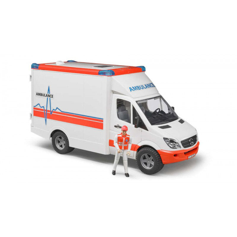 bruder Ασθενοφόρο Με Οδηγό Mercedes Sprinter BR002536