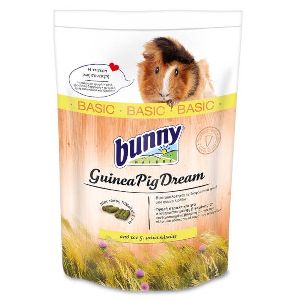 Bunny Guinea Pig Dream Basic - Ξηρά Τροφή Για Ινδικά Χοιρίδια 1,5Kg