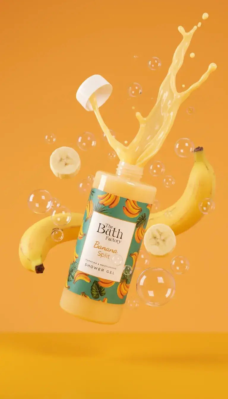 Banana Split Shower Gel - Αφρόλουτρο με εκχύλισμα μπανάνας 400ml | The Bath Factory
