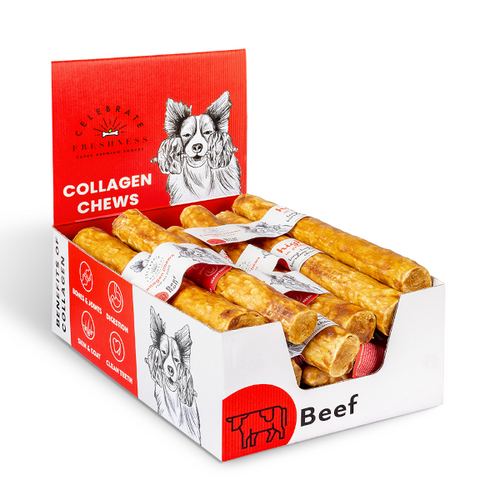 Celebrate Collagen Beef Rolls 25cm | 1 Τεμάχιο