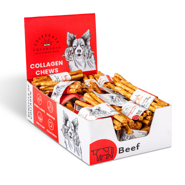 Celebrate Collagen Beef Rolls 12,5cm | 5 τεμάχια