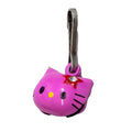 Μεταλλικό Κουδουνάκι Kitty Ροζ 1,5cm