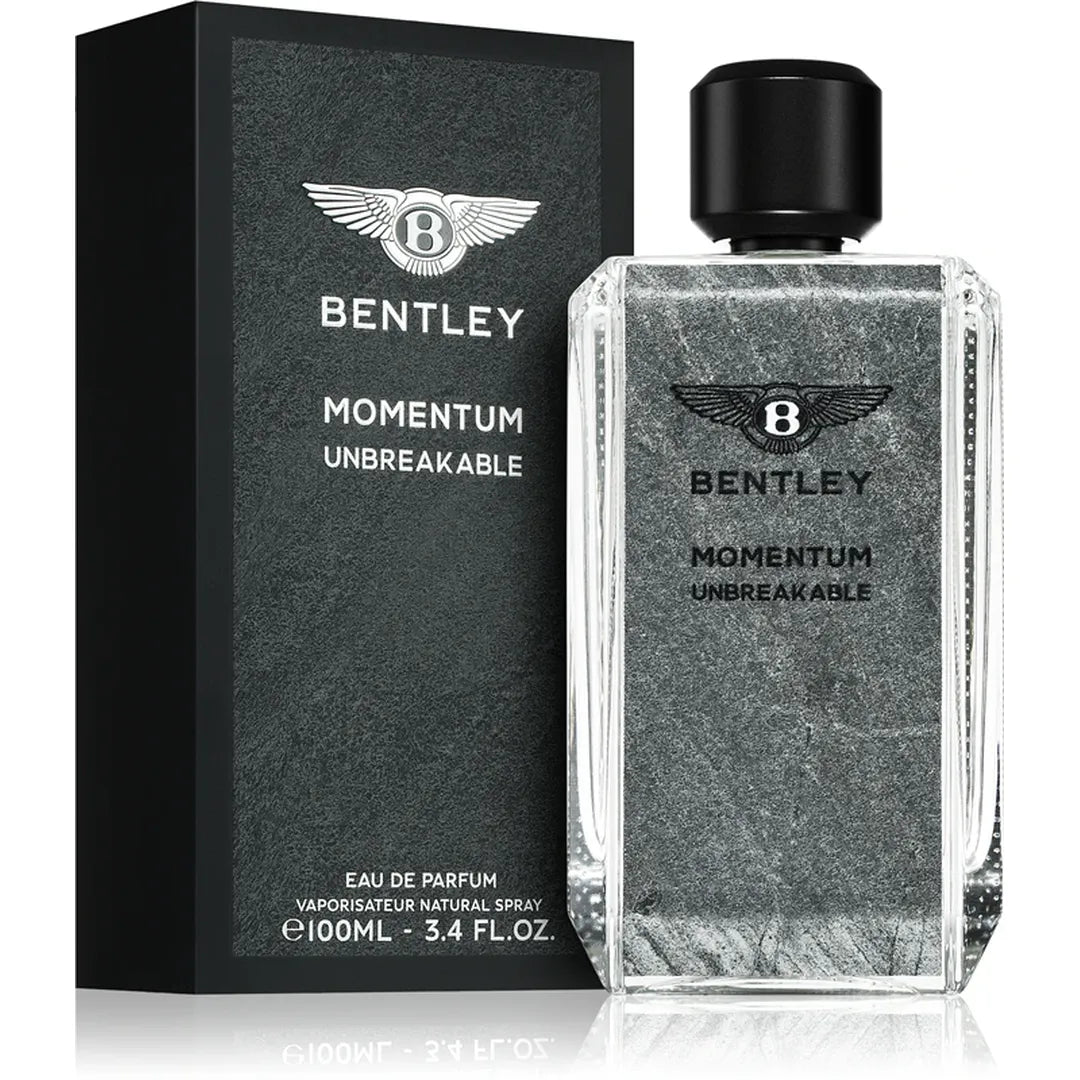Bentley | Momentum Unbreakable Men Eau De Parfum Spray 100ml | Bold & Floral-Woody | BMUNB100