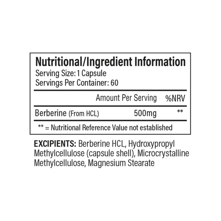 Tbjp Berberine 500mg 60caps