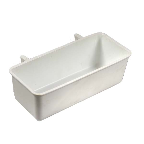 Ταΐστρα Εσωτερική Πτηνών Large 15x6x5cm - Λευκό