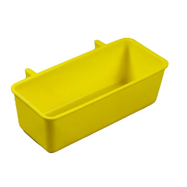 Ταΐστρα Εσωτερική Πτηνών Large 15x6x5cm - Κίτρινο
