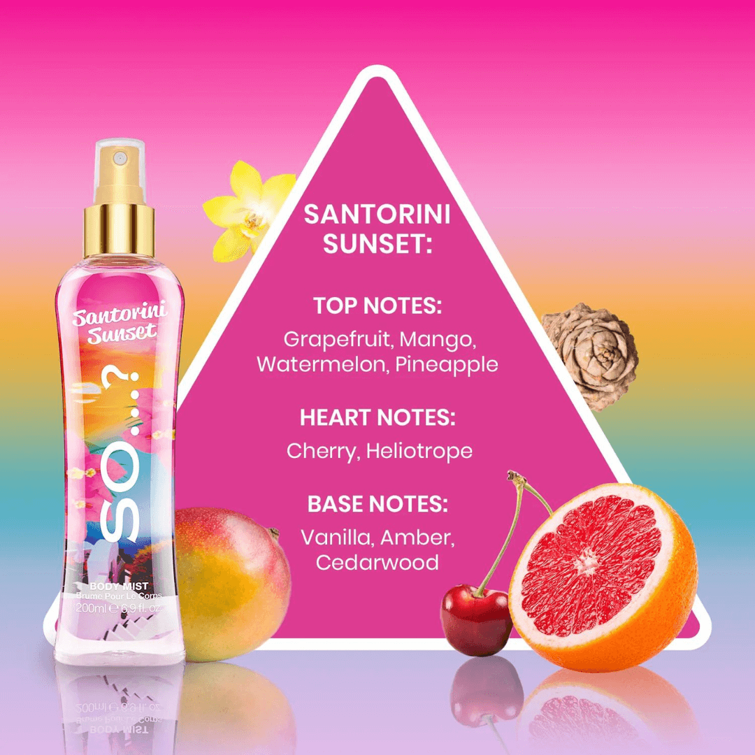 Escapes Body Mist -Santorini Sunset- 200ml | So...?