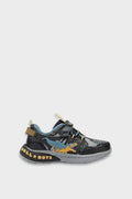Bull Boys T-REX Παιδικά Sneakers με Δεινόσαυρο Μαύρο