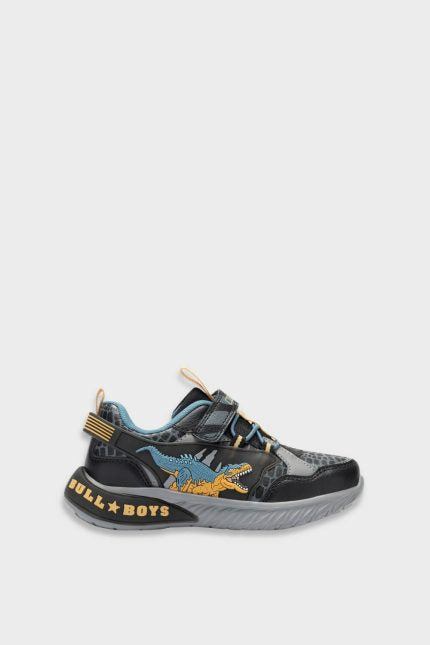 Bull Boys T-REX Παιδικά Sneakers με Δεινόσαυρο Μαύρο