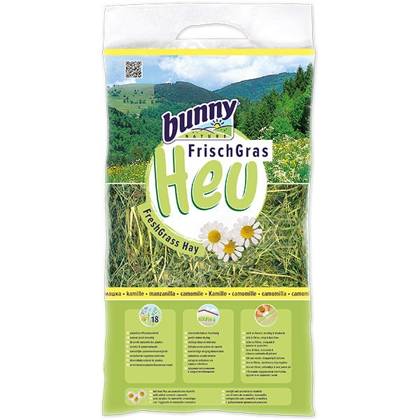 Bunny Fresh Grass Hay With Camomile - Χόρτο Μικρών Ζώων Με Χαμομήλι 500gr