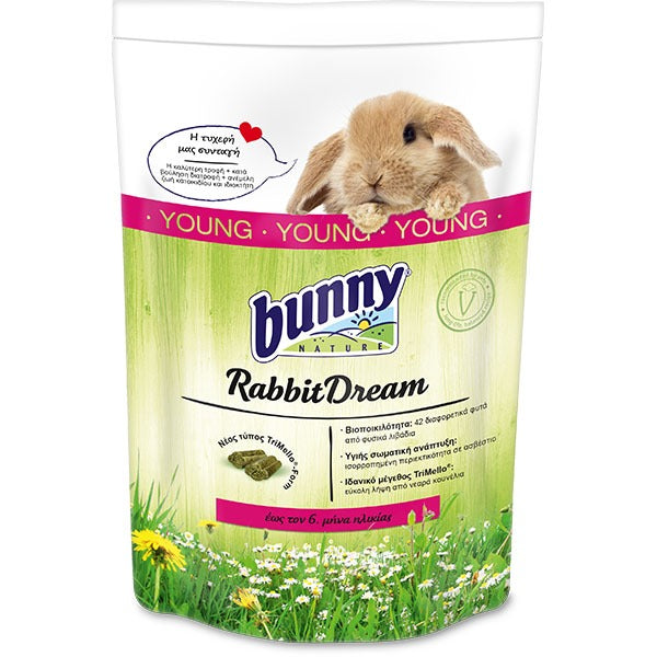 Bunny Rabbit Dream Young - Ξηρά Τροφή Για Νεαρά Κουνέλια 1.5Kg