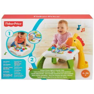 Fisher-Price Τραπεζάκι Δραστηριοτήτων – Χαρούμενα Ζωάκια CCP66