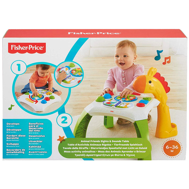 Fisher-Price Τραπεζάκι Δραστηριοτήτων – Χαρούμενα Ζωάκια CCP66