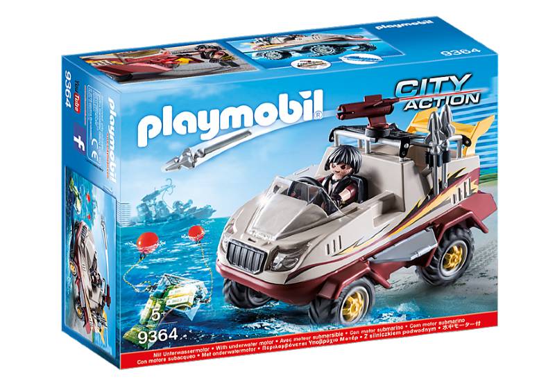 Playmobil Αμφίβιο Όχημα Ομάδας Ειδικών Αποστολών 9364