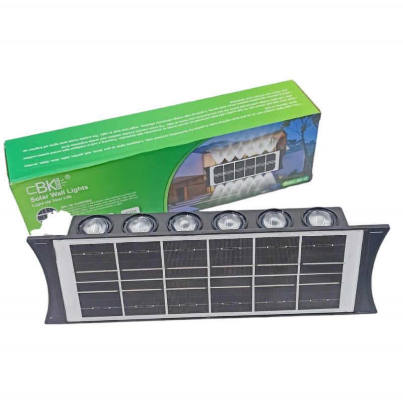 ΕΠΙΤΟΙΧΙΟ ΗΛΙΑΚΟ ΦΩΣ ΜΕ 12 LED BK-XQD-12