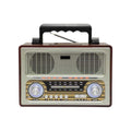 Επαναφορτιζόμενο ραδιόφωνο Retro - M1800BT - 654381 - Silver