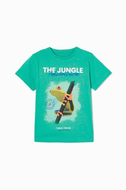 Ζippy Kids μπλούζα JUNGLE πράσινο