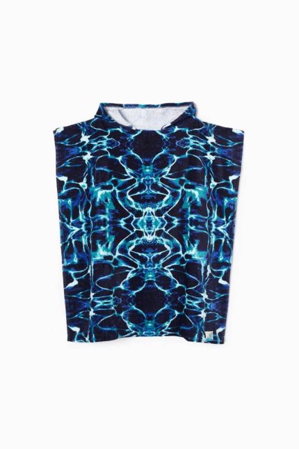 Ζippy Kids πετσέτα PONCHO 70x65cm μπλε