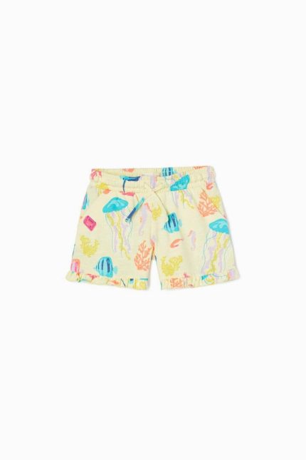Ζippy Kids σορτς OCEAN κίτρινο