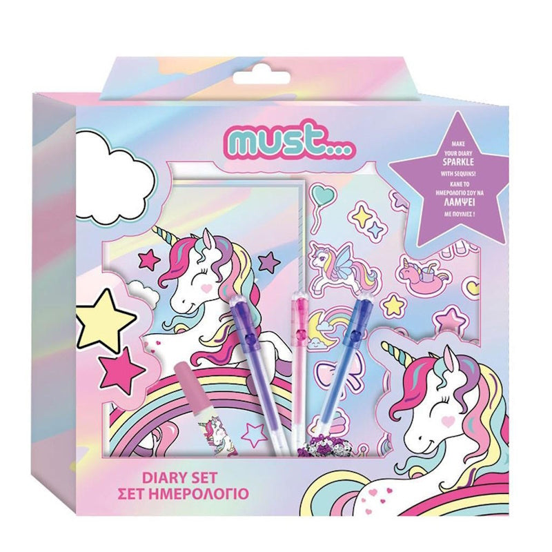 Must Ημερολόγιο Σετ Unicorn