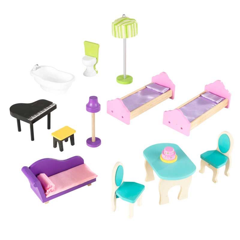 Kidkraft Κουκλόσπιτο My Dream Mansion. Περιλαμβάνει έπιπλα &amp; αξεσουάρ. KK65082