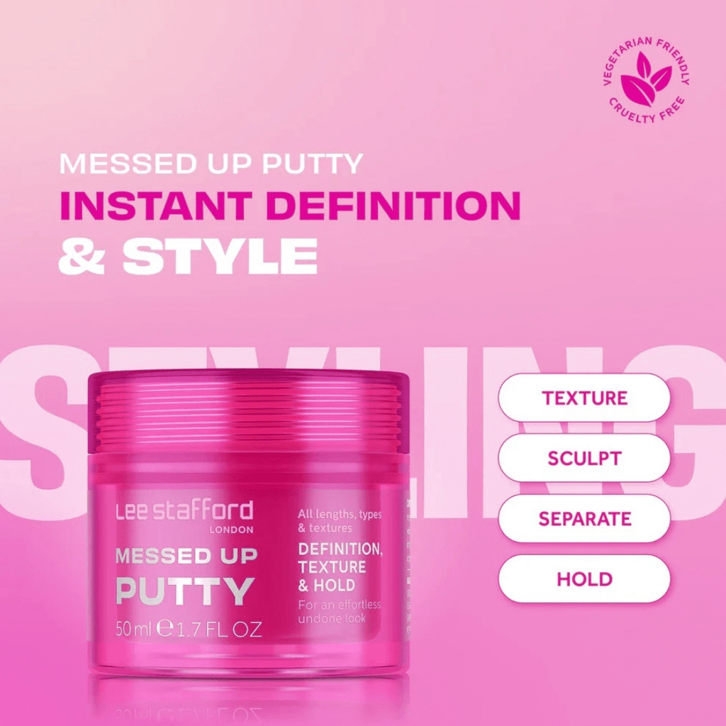 Κρέμα Για Styling Μαλλιών Messed Up Putty - 50ml | Lee Stafford