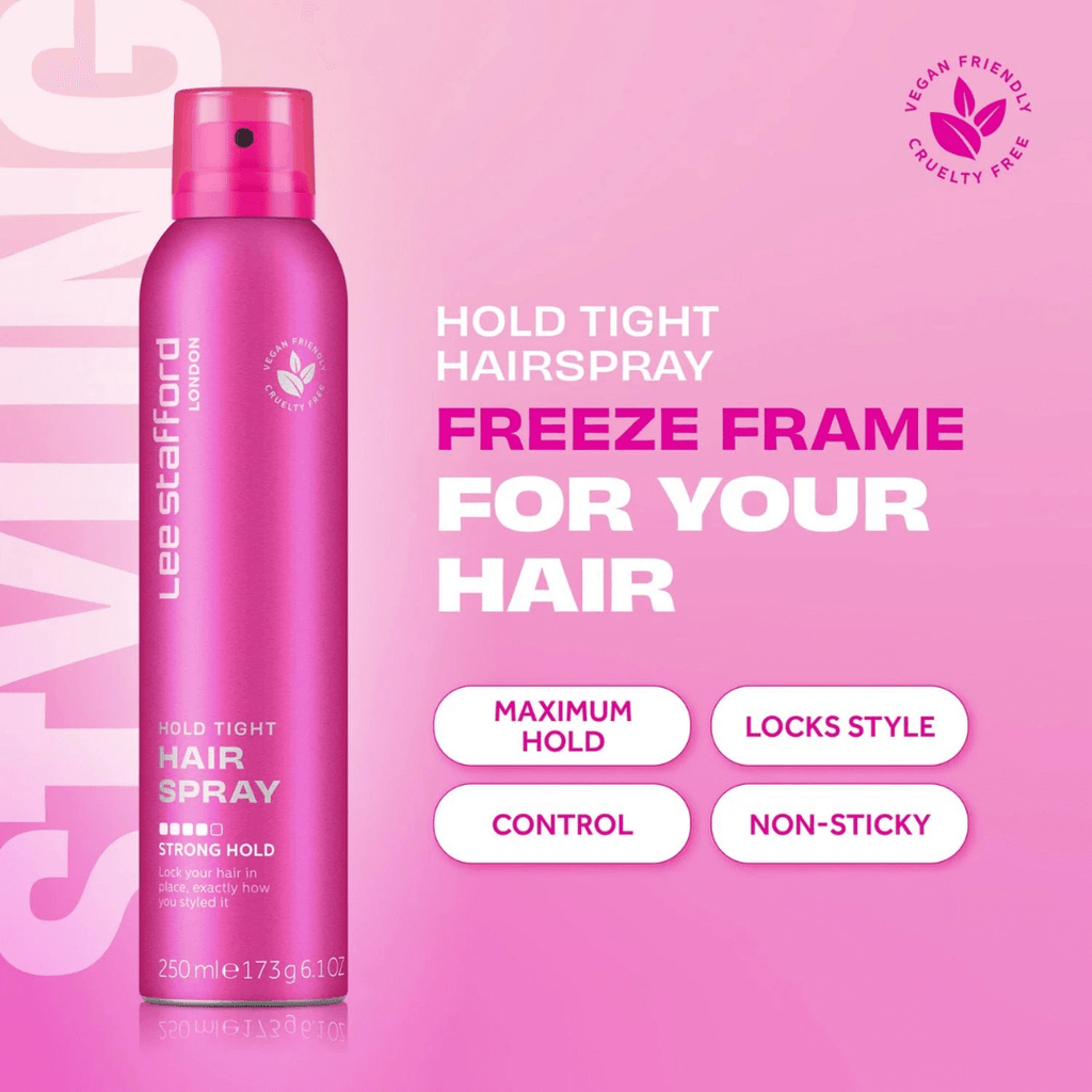 Λακ μαλλιών για δυνατό κράτημα - Hold Tight Hairspray 250ml | Lee Stafford