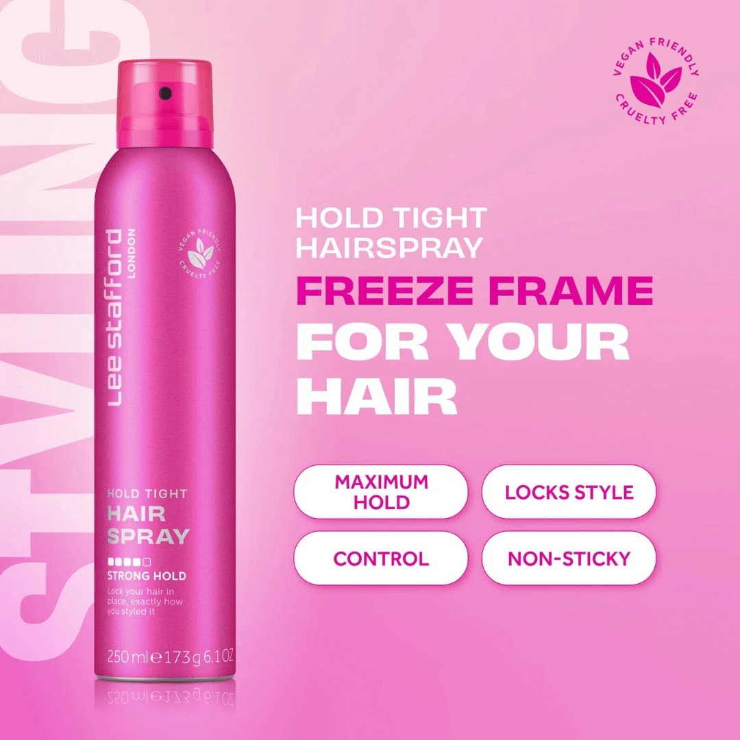 Λακ μαλλιών για δυνατό κράτημα - Hold Tight Hairspray 250ml | Lee Stafford