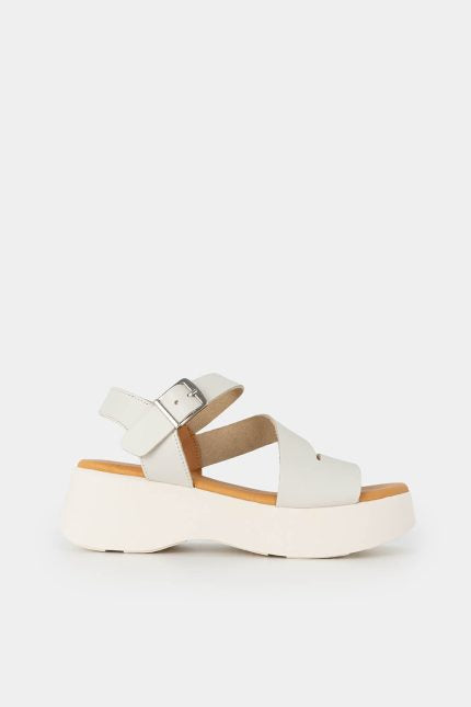 Πέδιλο Carmen SoftStep Flatform Λευκό