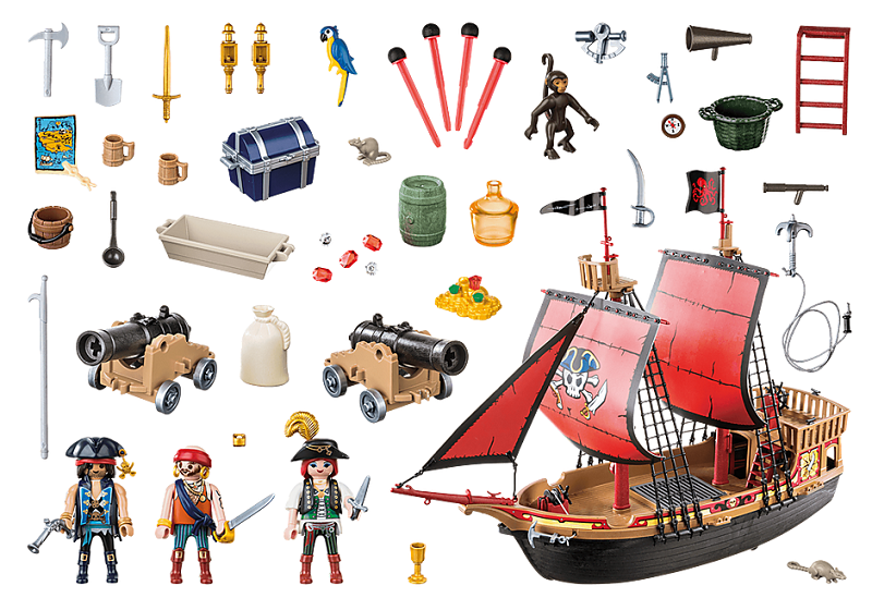 Playmobil Πειρατική Ναυαρχίδα 70411