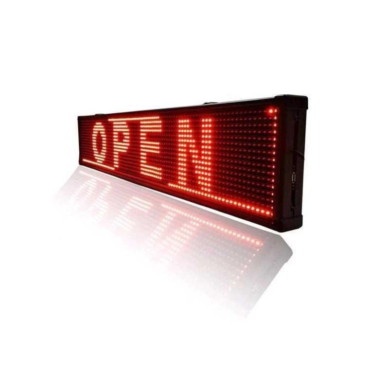 Πινακίδα LED WIFI - 103x23cm - RED - 951307
