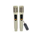 Σετ 2 ασύρματα μικρόφωνα - KMS-903MC - 509038 - Gold